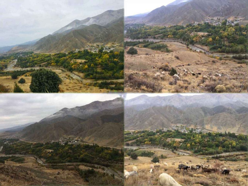 روستای محمد دورانلو کوه های زیبا